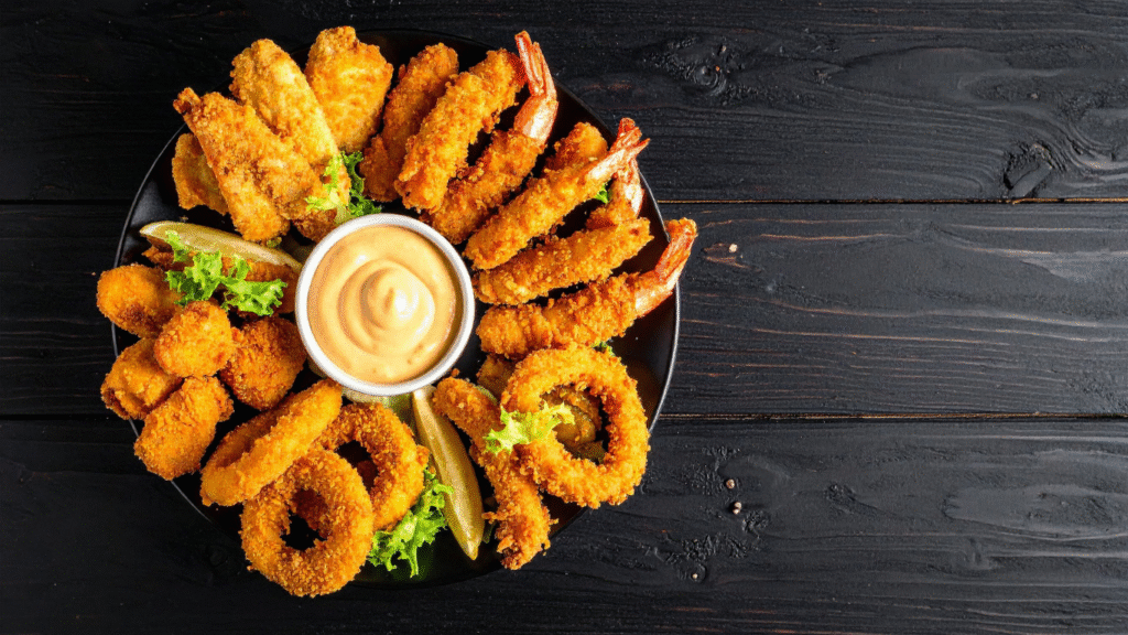 fried food blending